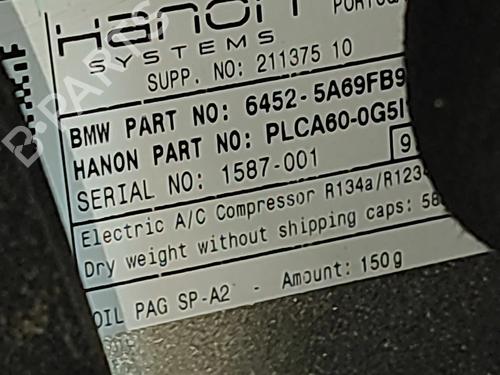 AC compressor BMW iX (I20) xDrive 40 | BP33390756M34 - Image 6