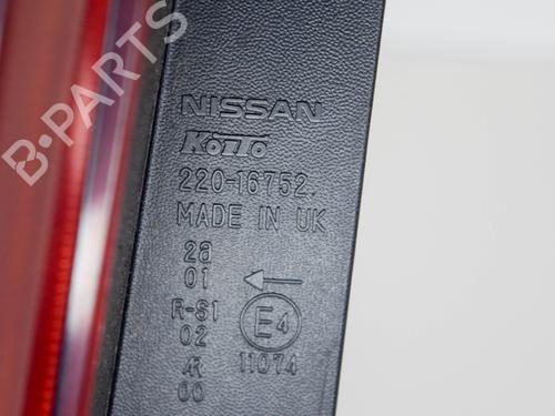 Left taillight NISSAN NOTE (E11, NE11) 1.4 | BP10221046C34 