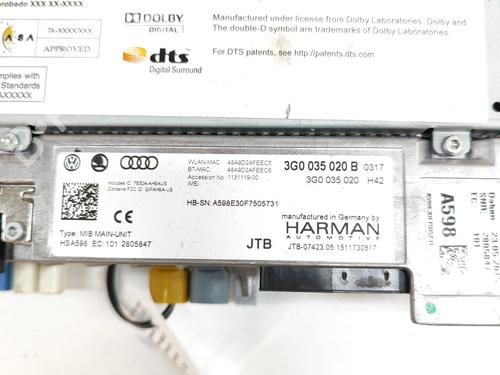 Electronic module VW GOLF VII (5G1, BQ1, BE1, BE2) e-Golf | BP18313637M83