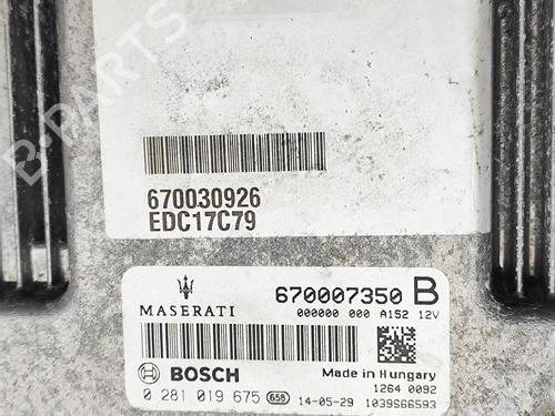 Engine control unit (ECU) MASERATI GHIBLI III (M157) 3.0 D | BP34520899M57 - Image 7