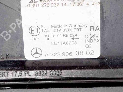 Right headlight MERCEDES-BENZ S-CLASS (W222, V222, X222) S 300 BlueTEC Hybrid / h (222.004, 222.104) | BP29485953C29 