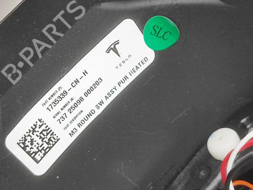 Steering wheel TESLA MODEL 3 (5YJ3) EV Performance AWD | BP33697749C49  - Image 9