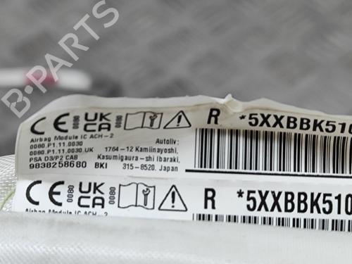 Right curtain airbag PEUGEOT 2008 II (UD_, US_, UY_, UJ_, UR_, UC_) 1.2 Hybrid 136 (URHPYC, USHPY) | BP28552992C12 