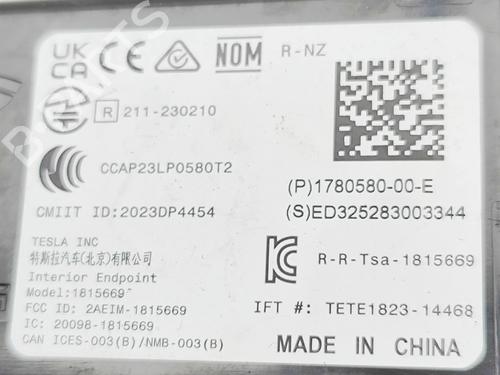 Electronic module TESLA MODEL 3 (5YJ3) EV | BP40014766M83 - Image 5