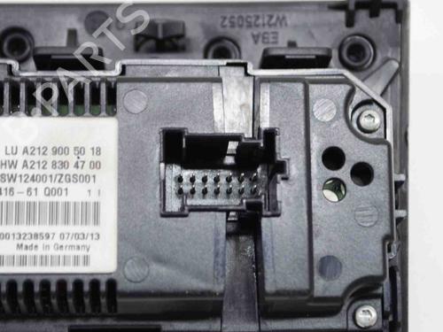 Climate control MERCEDES-BENZ E-CLASS (W212) E 220 CDI | BP10368258I5 