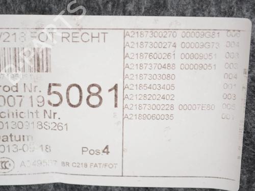 Rear right panel MERCEDES-BENZ CLS (C218) CLS 250 CDI / BlueTEC / d (218.303, 218.304) | BP30284237C61 - Image 5