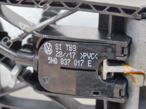Rear left exterior door handle VW GOLF VII (5G1, BQ1, BE1, BE2) 2.0 GTI | BP15375634C130 