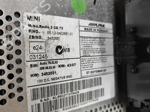 Instrument cluster MINI MINI (R56) Cooper D | BP24306561C47