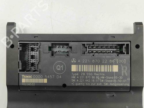 Elektronisk modul MERCEDES-BENZ S-CLASS (W221, V221) S 500 4-matic (221.086, 221.186) | BP29510833M83 