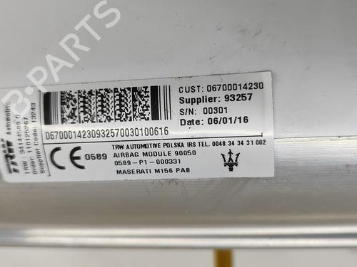 Passenger airbag MASERATI GHIBLI III (M157) 3.0 D | BP21486231C10 