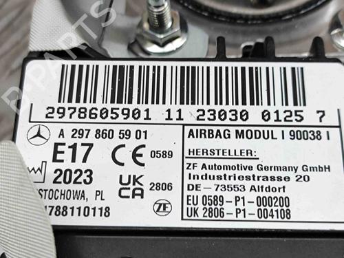 Passenger airbag MERCEDES-BENZ EQS (V297) EQS 450+ (297.123) | BP28550998C10 