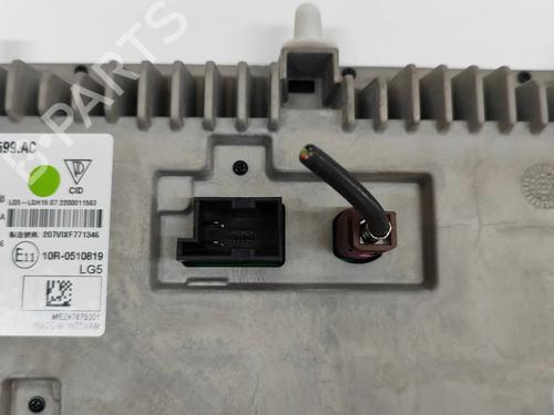 Display monitor PORSCHE TAYCAN Cross Turismo (Y1B) 4 (Y1BBD1) | BP28497911C48 