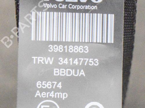 Rear right seatbelt VOLVO XC60 I SUV (156) D4 AWD | BP6864127I28 