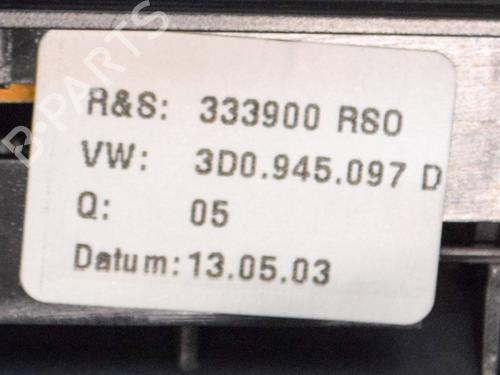 Rear parcel shelf VW PHAETON (3D1, 3D2, 3D3, 3D4, 3D6, 3D7, 3D8, 3D9) 5.0 V10 TDI 4motion | BP8352398C85 