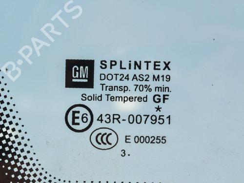 Front right quarter glass OPEL ZAFIRA / ZAFIRA FAMILY B (A05) 1.7 CDTI (M75) | BP6716015C112 