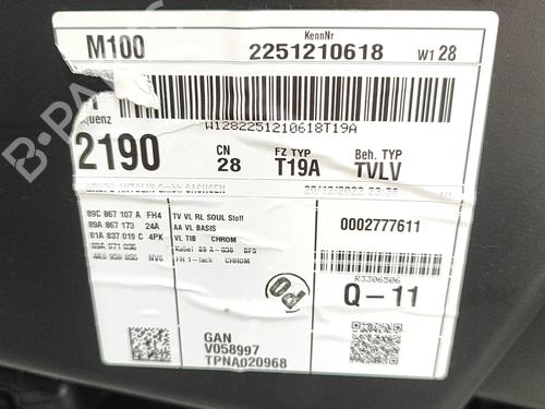 Front left panel AUDI Q4 E-TRON SUV (F4B) 40 | BP32119388C58 