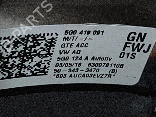 Steering wheel VW GOLF VII (5G1, BQ1, BE1, BE2) 1.4 GTE Hybrid | BP18878090C49 