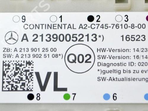 Electronic module MERCEDES-BENZ E-CLASS (W213) E 220 d (213.004) | BP8353743M83 