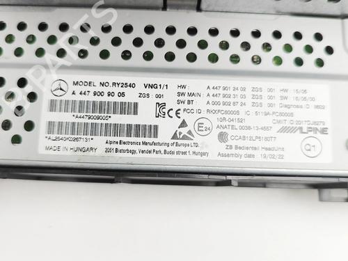Electronic module MERCEDES-BENZ VITO Tourer (W447) 116 CDI / 116 BlueTEC 4-matic (447.701, 447.703,... | BP38329181M83 - Image 6