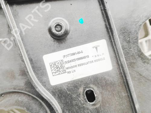 Rudehejsemekanisme venstre bagtil TESLA MODEL 3 (5YJ3) EV | BP37445370C24 - Image 5