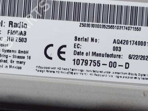 Elektronisk modul TESLA MODEL 3 (5YJ3) EV | BP27756644M83 