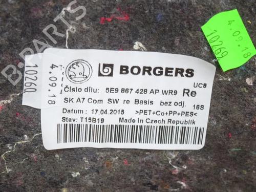 Boot lining SKODA OCTAVIA III Combi (5E5, 5E6) 1.6 TDI | BP36043411I3 - Image 6