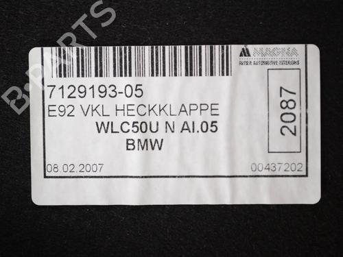 Bagagerumsbeklædning BMW 3 Coupe (E92) 330 d | BP30240691I3