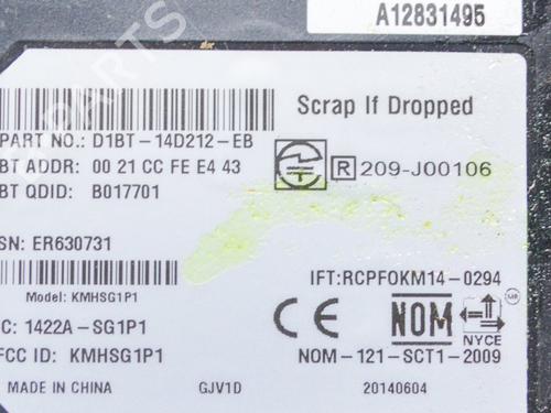 Electronic module FORD FIESTA VI (CB1, CCN) 1.0 EcoBoost | BP8838914M83 