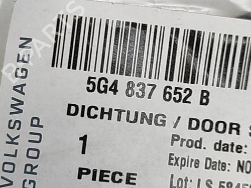 Rubber door seal MERCEDES-BENZ B-CLASS Sports Tourer (W245) B 180 CDI (245.207) | BP26569502C142 