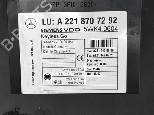 Electronic module MERCEDES-BENZ S-CLASS Coupe (C216) CL 500 (216.371) | BP24583240M83