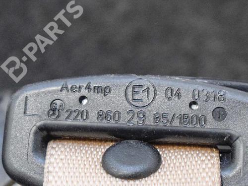Rear left seatbelt MERCEDES-BENZ S-CLASS (W220, V220) S 400 CDI (220.028, 220.128) | BP6865489I29 