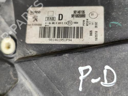 Right headlight PEUGEOT PARTNER Box Body/MPV (K9) 1.5 BlueHDi 100 | BP33797716C29 - Image 12