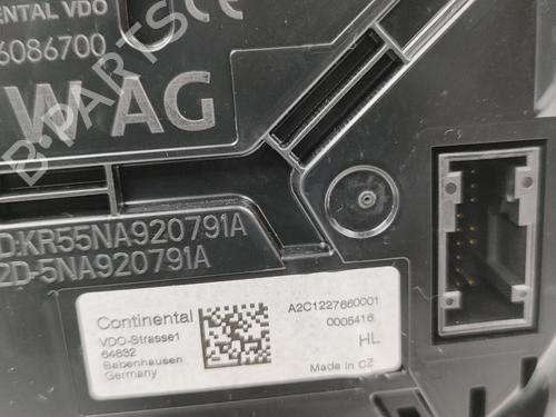 Instrument cluster VW PASSAT B8 Variant (3G5, CB5) 1.4 GTE Hybrid | BP26570121C47 