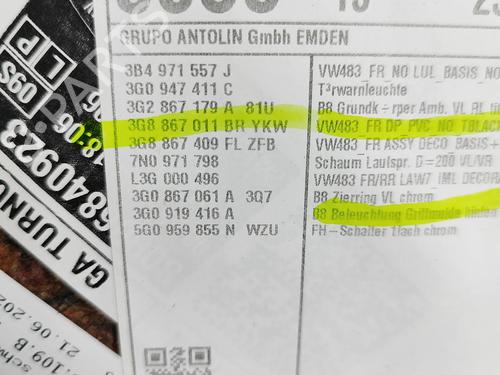 Front left panel VW ARTEON (3H7, 3H8) 2.0 TSI | BP34559965C58  - Image 9