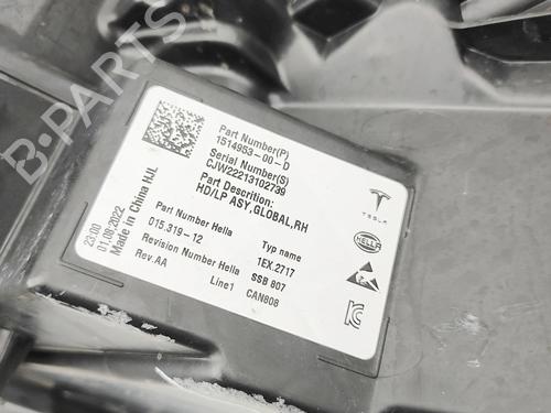 Right headlight TESLA MODEL Y (5YJY) Long Range All-wheel Drive | BP38782281C29 - Image 17