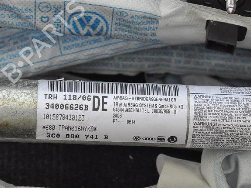 Venstre gardin airbag VW PASSAT B6 (3C2) 2.0 TDI | BP14638246C11 
