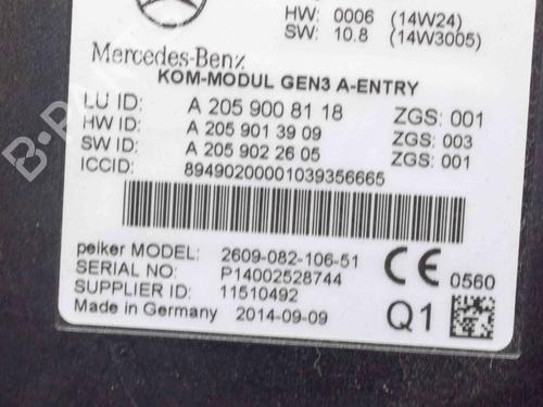 Elektronische module MERCEDES-BENZ C-CLASS (W205) C 220 BlueTEC / d (205.002, 205.004) | BP9628150M83