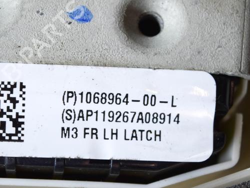 Front left lock TESLA MODEL 3 (5YJ3) EV | BP27764390C98 