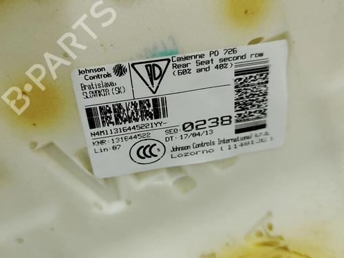 Rear seat PORSCHE CAYENNE (92A) 3.0 Diesel | BP34630466C17  - Image 10