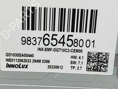 Display monitor PEUGEOT 408 II (FP_, F3_, FM_) PureTech 130 (FPHNST) | BP27798877C48