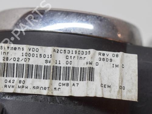 Instrument cluster PEUGEOT 207 CC (WD_) 1.6 16V | BP10368110C47 