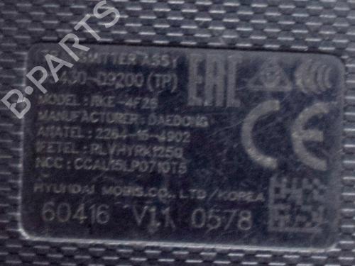 Ignition barrel KIA SPORTAGE IV (QL, QLE) 1.7 CRDi | BP14654380M48 