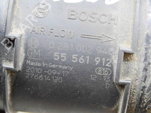 Mass air flow sensor OPEL ASTRA J (P10) 2.0 CDTI (68) | BP12175049M95 