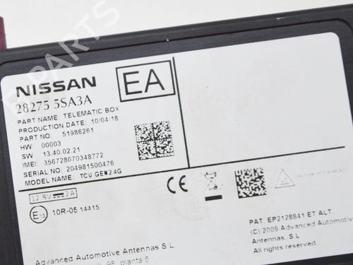 Electronic module NISSAN LEAF (ZE1) Electric | BP27762902M83 