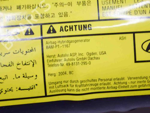 Venstre sete kollisjonspute HYUNDAI SONATA V (NF) 2.4 | BP9165974C13 