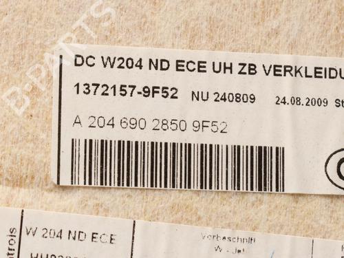 Interior roof MERCEDES-BENZ C-CLASS (W204) C 200 CDI (204.007, 204.006) | BP14608431I12 