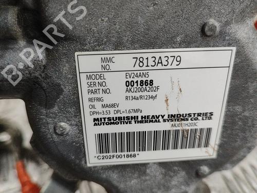 AC compressor MITSUBISHI OUTLANDER III (GG_W, GF_W, ZJ, ZL, ZK) 2.0 Hybrid 4WD (GG2W) | BP27777439M34 