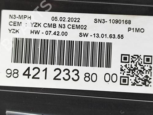 Instrument cluster OPEL CROSSLAND X / CROSSLAND (P17, P2QO) 1.2 (75) | BP28553726C47 
