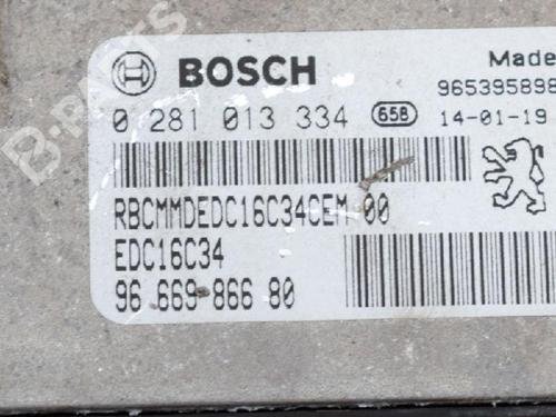 Engine control unit (ECU) CITROËN C4 I (LC_) 1.6 HDi | BP6733812M57