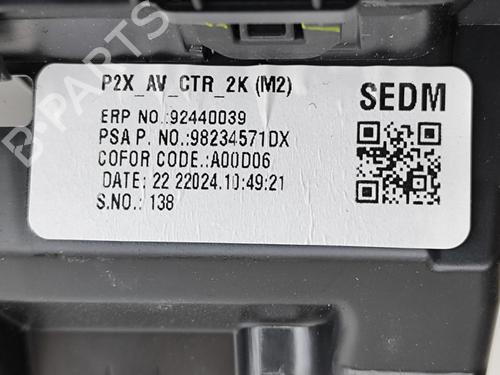 Air vent PEUGEOT 2008 II (UD_, US_, UY_, UJ_, UR_, UC_) 1.2 Hybrid 136 (URHPYC, USHPY) | BP28553020I21 